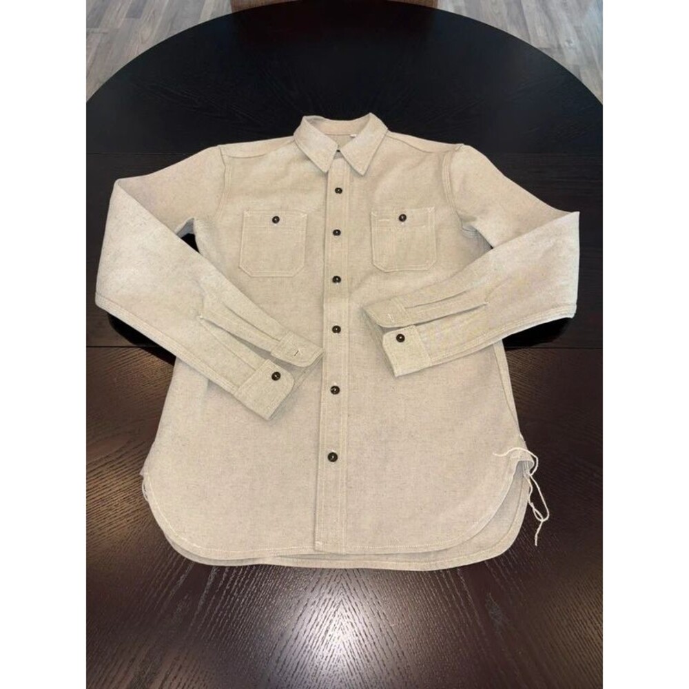 New Gustin 145 Monster Sashiko Workshirt Sz Small